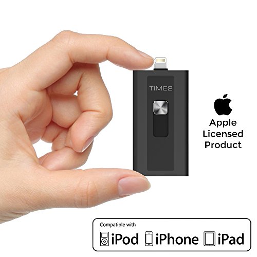 Flash Drive for Apple iPhone iPad iPod Macbook PC with Lightning Connector USB 3.0 iOS External Storage Memory Stick Adapter [ MFI Certified ]