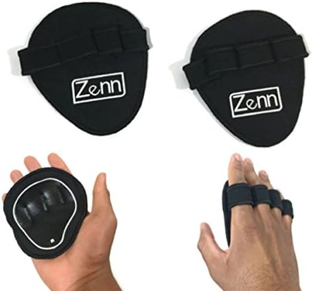 Best Quality Four Finger Neoprene Weightlifting Gym Grip Pads by Zenn Outfitters for Men | Women - The Perfect Alternative To Traditional Workout Gloves.