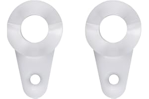 Ctuoptuo 2 Pack of 240457701 Refrigerator Door Bottom Closer Plate Closing Cam, Replace Part # 240328001, 240407801, 241550101, 241550201