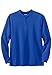 Kingsize Men's Big & Tall Easy-Care Ribbed Knit Henley Tee
