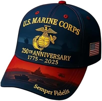 Ronald Reagan USS CVN 76 Commissioning Baseball Cap with Gold Leaf