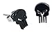 Marvel Comics The Punisher Skull Stud Earrings 316L 18G