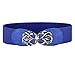 GRACE KARIN Belle Accessories Retro Vintage Women Elastic Waist Belt, Blue (Cl0413-4), X-Large