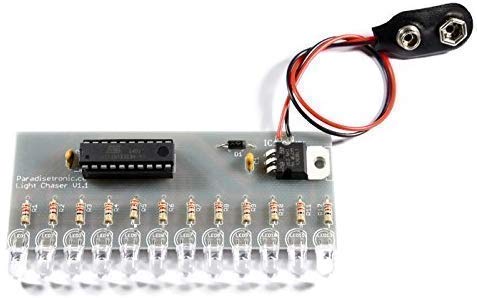 Paradisetronic.com 12-Channel Running Light Kit with Super Bright LEDs, Atmel microcontroller, 6V-12V (Blue)