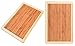 Best Home Kitchen Bamboo Cutting Board For Fish, Chicken, Cheeses, Vegetables and Meats. Unique Easy Measuring All Natural Eco Friendly and Antibacterial Wood Chopping Board by Culinary Corner