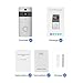 [2018 Newest] Video Doorbell,Safevant Doorbell Wireless with PIR Motion Detection,720P Doorbell Camera, Real-Time Video and Two-Way Talk,Night Vision,Phone Ring,Free APP,Only Supprt 2.4GHZ,Sliver