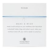 Dogeared Make a Wish Big Sterling Silver Wishbone Charm Necklace - 16