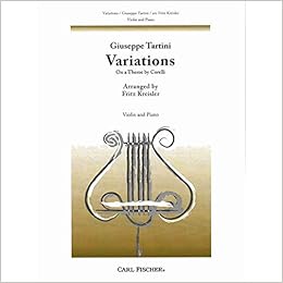 Amazoncom Tartini Giuseppe Variations On A Theme Of - 
