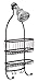 mDesign Bathroom Shower Caddy, for Shampoo, Conditioner, Soap and Razors - Bronze
