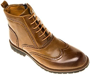 Premium Stylish Dress Shoes British Style ; Monk Strap ; Penny Loafer;Brogue Drop Tassel Slip-On Loafer Wing Tip Toe Oxford;Western Strap (7, Brown)