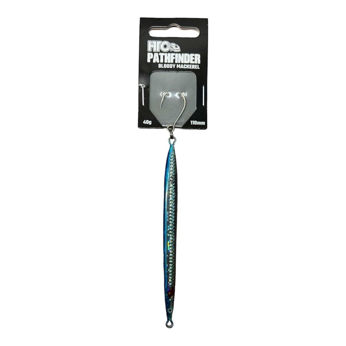 HTO PATHFINDER Sandeel style metal lure (Bloody Mackerel, 90mm - 25g)