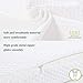 VECELO Memory Foam Contour Pillow, for Side Sleeper-Relieve Neck Pain with Washable Zippered Anti-Dust Breathable Cover-Standard Size for Adult & Children, White