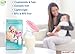 Silicone Breastfeeding Manual breast Pump Milk Collector Suction with Lid - 100% BPA & BPS Free Food Grade Silicone - Box Contains Lid, 15 Breast Milk Storage Bags & Breast Pump by Smartue