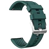 TeaBoy Compatible with Huawei Watch GT2 46mm Band Easy Fit 22mm Soft Waterproof Silicone Watch Repalcement Strap Band Accessories Compatible with Huawei Watch GT2 46mm