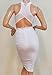 ALAIX Women's Off Shoulder Sleeveless Sexy Mini Bandage Party Evening Dress