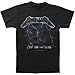 Metallica Men's Ride The Lightning Enzyme Wash Vintage T-shirt Small Black