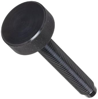 Knurled Head Screws - Black Oxide Steel, Easy-Grip Design For DIY & Assembly Projects