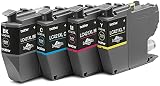 Brother LC-421XL 4 Color Ink Cartridge Multi-Pack Black Cyan Magenta Yellow view 3