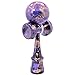 Full Black With Purple & Gold Metallic Kendama And Extra String
