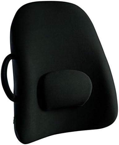 Bodyhealt Orthopedic Lumbar Support Cushion | Designed for Lower Back Pain Relief | Ideal Back Pillow for Office Chair, Car Seat, Wheelchair | Includes a Small Adjustable Lumbar Pillow