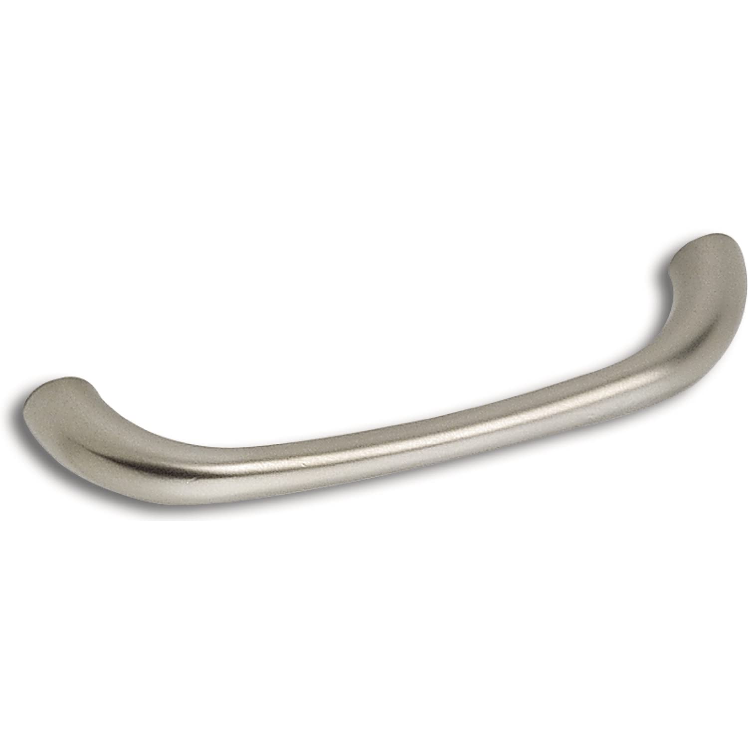 OBF 08 2661 27 Grimme Drawer Handle Limnos (Thin), Handle Width 108 mm, Drawer Handle ZN Nickel-Plated Matte, Silver, Hole Spacing 96 mm