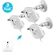 DG-Direct Blink Indoor Camera Wall Mount Bracket, Weather Proof 360 Degree Protective Adjustable Indoor and Outdoor Mount Cover Case for Blink Indoor Home Security Camera System (White(3 Pack))