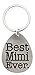 ThisWear for Mimi Best Mimi Ever Metal Pendant Keychain Key Tag