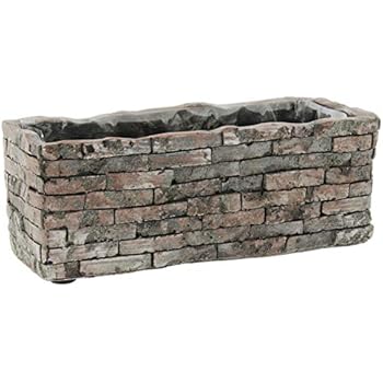 Amazon.com : Decorative Cement Rectangular Planter 7 