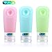 On the go® Silicone Travel Bottle Set shampoo conditioner bottle leak proof design silicone travel bottles