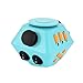 Fidget Cube, Mercu 2nd version 2017 Hand Spinner Fidget EDC Focus Toy Ultra Durable High Speed 1-5 Min Spins (Blue)