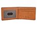 HISSIMO Mens Slim Front Pocket Wallet ID Window Card Case with RFID Blocking - Brown