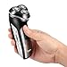 RUNWE Rs980 Electric Rotary Shaver Rechargeable Cordless Razor with Beard Trimmer for Men Wet and Dry Shaving, Charcoal Grey