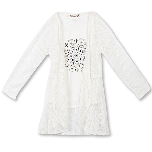 Speechless big girls  tank top and cozy sweater 2-piece…