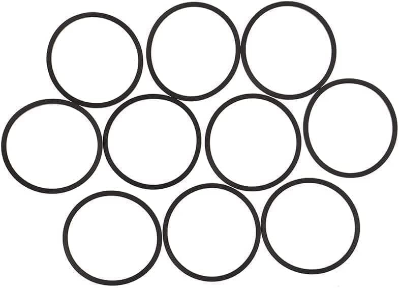 Photo 1 of 10Pcs Black Disk Drive Rubber Belt Replacement for Xbox 360, Replacement Belt Kit for Rock Tumblers, Parts Accessories