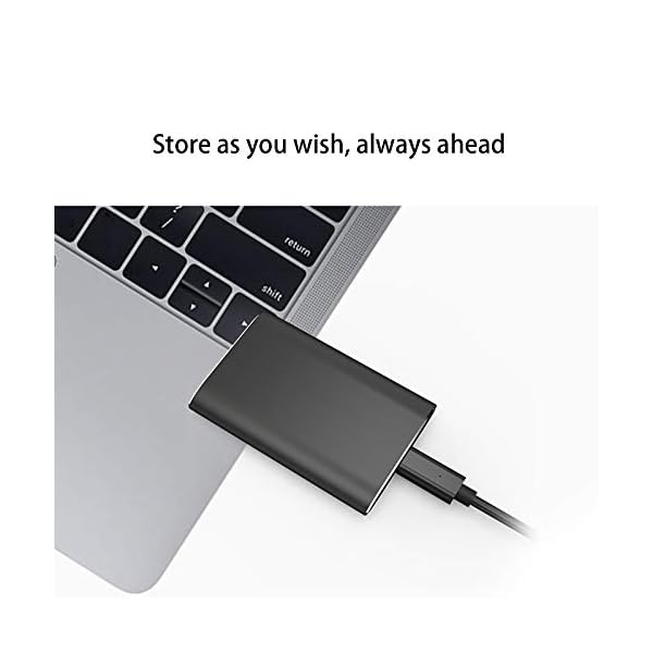 QIAO Externe Festplatte Tragbare 1TB-2.5 Zoll USB 3.1 Backups SSD Tragbare Für TV,PC,Mac,Laptop,Desktop,Windows,Rot,1TB – Bild 6