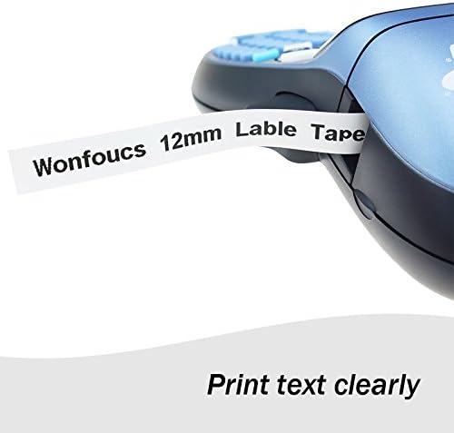 Replacement for Dymo LetraTag Label Tape 12mm x 4m Compatible with Dymo Letra Tag LT-100H LT-100T XR - Image 5