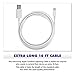 RND Power Solutions MFi Certified Lightning USB 10ft Cable for Apple iPhone and iPad (Pro, Air, Mini) (10 feet/3M/White)