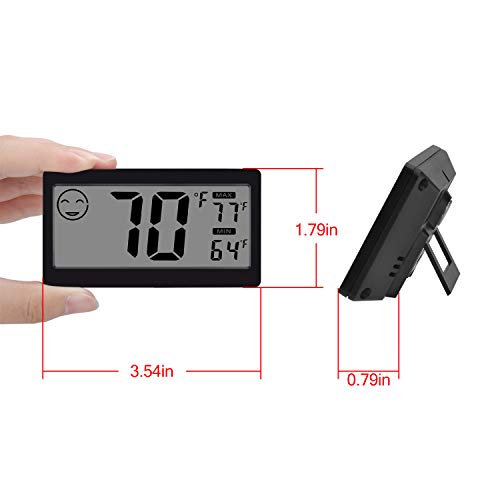 4 JLENOVEG+Thermometer+Hygrometer+Temperature+Attaching
