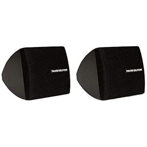 Theater Solutions TS30B Mountable Indoor Speakers Black Bookshelf Pair, 2.5 Inch (Pack of 2)