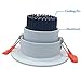LightingWill 10-Pack 5W CRI>80 396LM Directional Recessed COB LED Downlight Fixture Cut-out 2.5in(65mm) Dimmalbe 60 Beam Angle 4000K-4500K Natural White Ceiling LED Bulb 50W Halogen Bulbs Equivalent