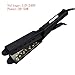 Ceramic Tourmaline Ionic Flat Iron Hair Straightener – Anti-static Wet & Dry Steam Hair Straightener with Four-gear Temperature Adjustment – Professional Salon Hair Care for All Hair Types (Black)thumb 1