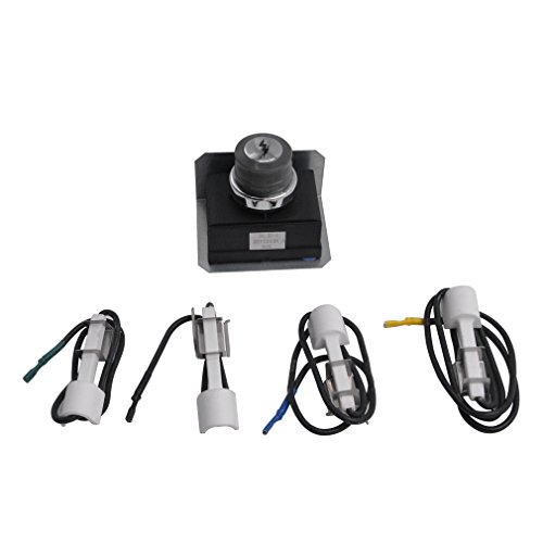 onlyfire 7629 Grill Igniter Kit Fits for Weber Genesis 330 Series Gas Grill with Front Mounted Control Panel (2011 - Newer), Electronic Igniter, Electrodes Ignition Kit Replacement