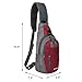 Coreal Sling Shoulder Bag Crossbody Backpack Chest Pack Mini Outdoor Daypack Red