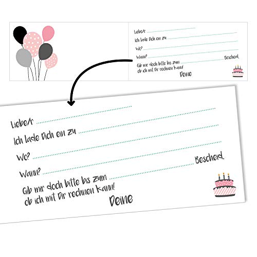15 Biglietti Dinvito Con La Scritta In Tedesco Du Bist