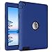 iPad 2 Case,iPad 3 Case,iPad 4 Case,BENTOBEN Heavy Duty Rugged Shock-Absorption/High Impact Resistant Hybrid Three Layer Armor Full Body Protective Case Cover for iPad 2/3/4 Retina (Navy Blue&Black)