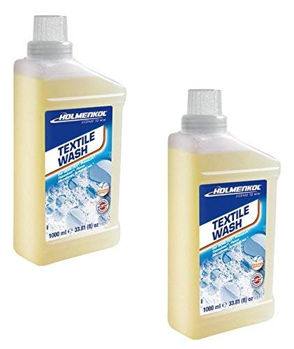 Holmenkol 1-2-3er Textil Wash 1000ml Waschmittel Softshell Microfaser Jacke Hose (2x1000ml(=2000ml))