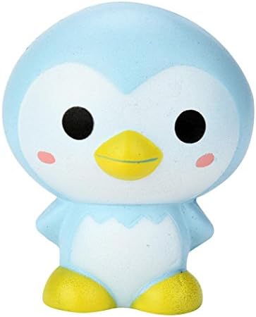 Dssunn 9cm cute toy penguin cartoon addictive scent softness ease pressure ease happy helps children grow slowly squeeze toys charm. (AS Show, 977cm)