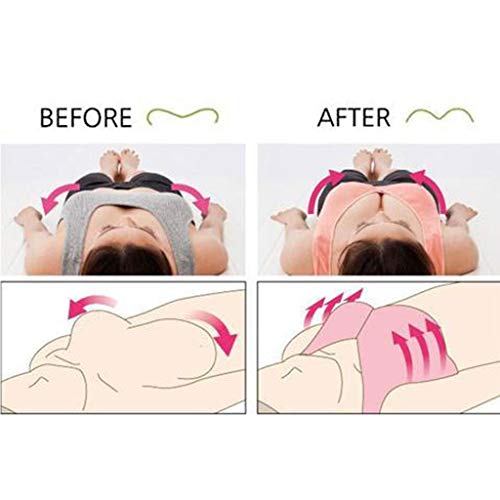 Sleep Bra for Women, Seamless Wireless Stretchy Sports Bra,V Neck Bra Padded Seamless Bralette Straps Sleeping Bra for Women Girls,Instant Cleavage Enhancer Clear Push-up Breast Pads (5XL, Beige)