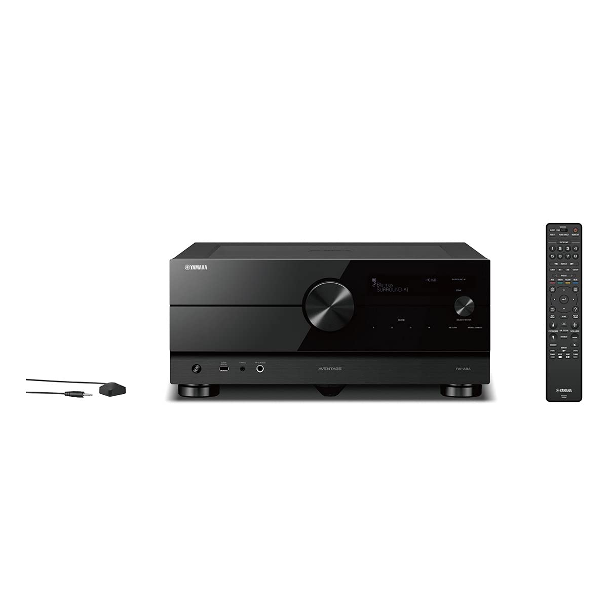 Yamaha RX-A8A AVENTAGE 11.2-Channel AV Receiver - 8K and 4K/120, eARC, Dolby Atmos, DTS:X, Auro-3D, Surround:AI, Wi-Fi, Bluetooth, MusicCast