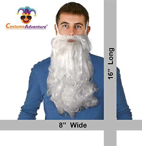 Long White Beard Dwarf Beard Gnome Beard Costume Wizard Beard For